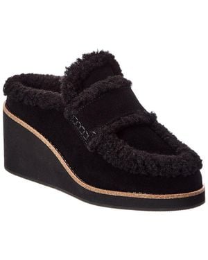 Donald J Pliner Jackpot Suede Wedge - Black