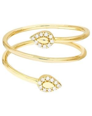 HAWLEY ST 14K 0.10 Ct. Tw. Diamond Geometric Ring - Metallic