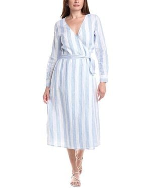Tommy Bahama Bayside Isle Wrap Linen Dress - Blue