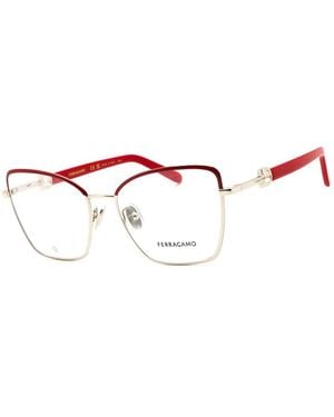 Ferragamo 54Mm Optical Frames - Red