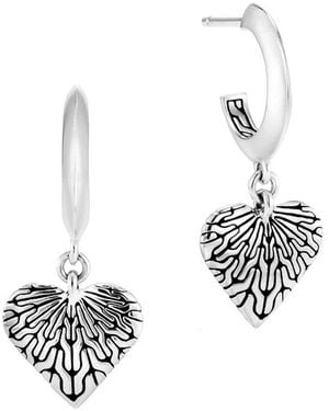 John Hardy Classic Chain Earrings - White