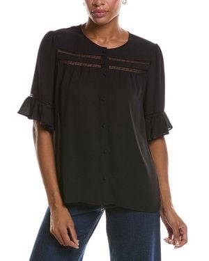 Cece Blouson Top - Black