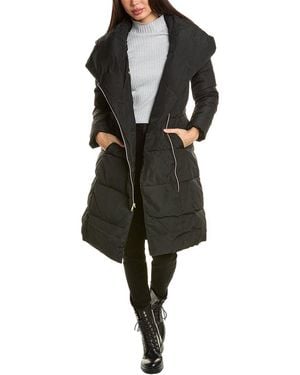 Cole Haan Signature Quilted Down Coat - Black