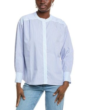 Nicole Miller Woven Shirt - Blue