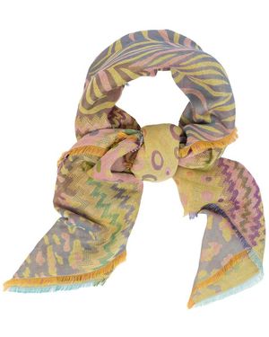Saachi Mixed Animal Print Scarf - Multicolor