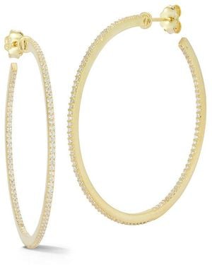 Glaze Jewelry 14K Over Cz Earrings - Metallic
