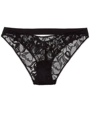 Kiki de Montparnasse Sophie Stretch Lace Panty - Black
