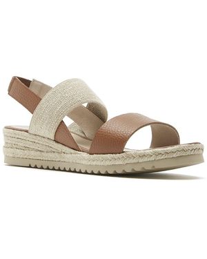 La Canadienne Rica Leather Sandal - Metallic