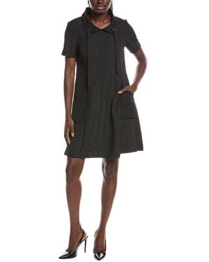 Joseph Ribkoff Textured Mini Dress - Black