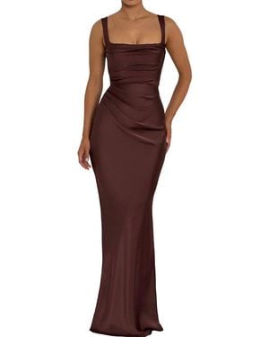 COLON DIANA Maxi Dress - Red
