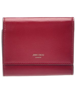 Jimmy Choo Marinda Leather Card Case - Red