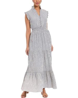 London Times Maxi Dress - Grey