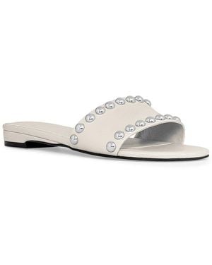Rebecca Minkoff Dome Leather Sandal - White