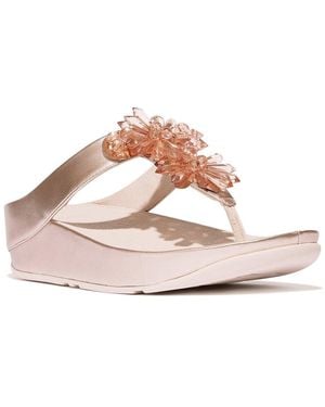 Fitflop Rumba Starburst-Bead Sandal - Pink
