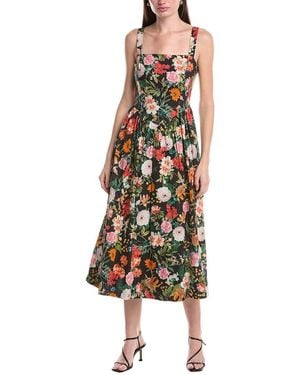 Julia Jordan No Bubble Hem Straight Midi Dress - Black