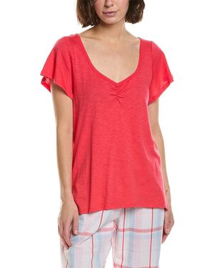 Hue Solid Shirred Pyjama T-Shirt