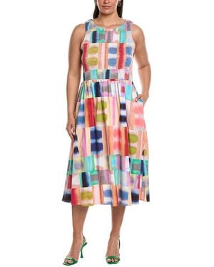 NIC+ZOE Plus Portofino Anna Dress - Blue