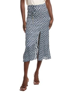 Maje Woven Skirt - Blue