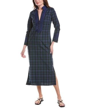 Sail To Sable Tunic Midi Dress - Blue