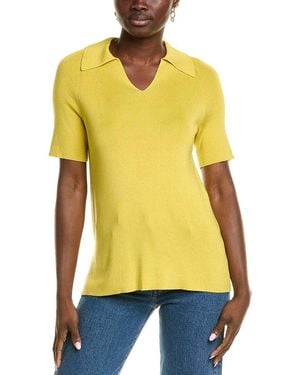 Lafayette 148 New York Polo Jumper - Yellow