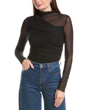 BOSS Etulah Mesh Top - Black
