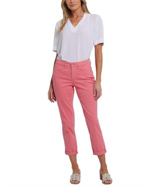 NYDJ Petite Margot Punch Girlfriend Jean - Red