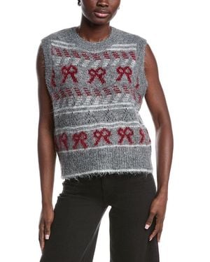 ANNA KAY Samya Cashmere-Blend Jumper Vest - Grey