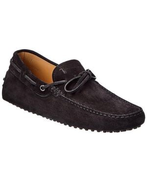 Tod's Suede Driver - Black