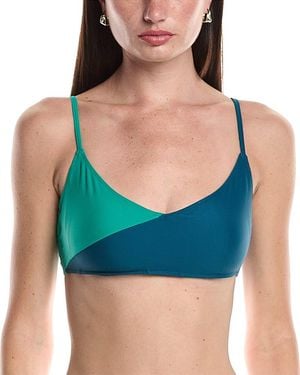 summersalt The Marina Bikini Top - Blue