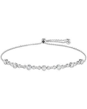 H.J. Namdar 14K 0.72 Ct. Tw. Diamond Bolo Bracelet - White