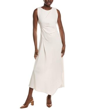 Lafayette 148 New York Asymmetric Dress - Natural