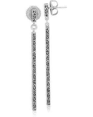 Lois Hill Drop Earrings - White