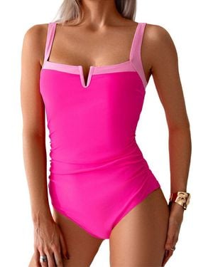 Amanda Royal Swimsuit - Pink