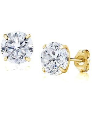 MaxColor 14K Cz Studs - Metallic