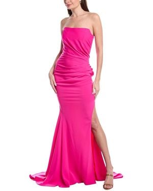Issue New York Strapless Gown - Pink