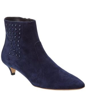 Tod's Suede Boot - Blue