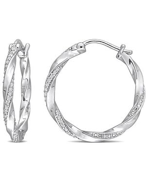 Rina Limor 0.25 Ct. Tw. Diamond Earrings - Metallic