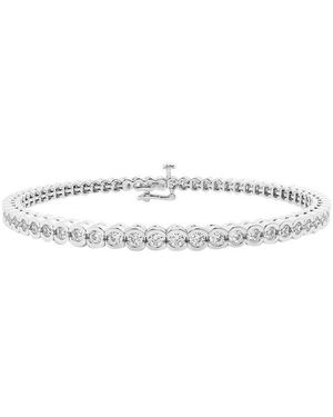 Lab Grown Diamonds 14K 3.00 Ct. Tw. Lab-Grown Diamond Tennis Bracelet - White