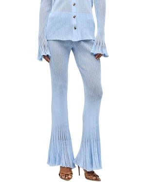 Ronny Kobo Dallas Knit Trousers - Blue