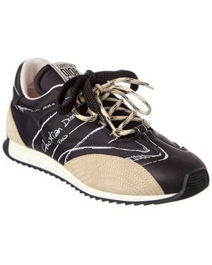 Dior D-Sketch Nylon & Leather Sneaker - Black