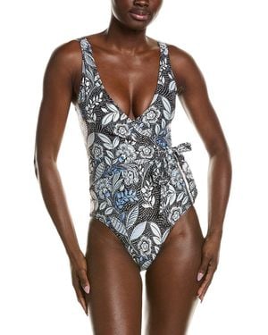 summersalt The Perfect Wrap One-Piece - Blue