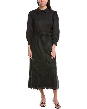 Mikael Aghal Midi Dress - Black