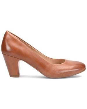 Söfft Lana Leather Pump - Brown
