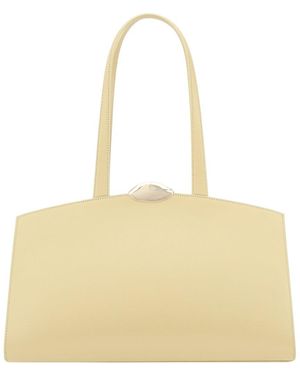 Benedetta Bruzziches Serena Leather Shoulder Bag - Natural