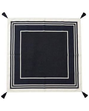 Nicole Miller Tassel Corner Scarf - Black