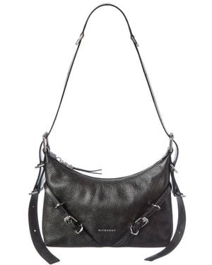 Givenchy Voyou Leather Hobo Bag - Black
