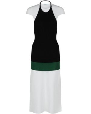 Ferragamo Layered Midi Dress - Black