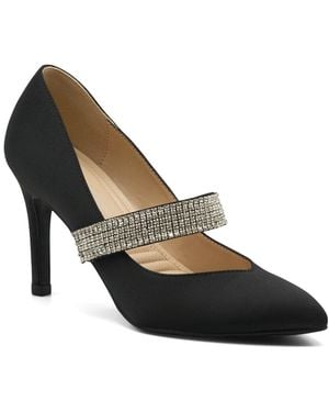 Adrienne Vittadini Notion Satin Pump - Black