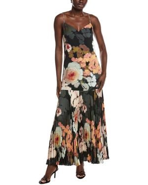 Emanuel Ungaro Camden Printed Maxi Dress - Black