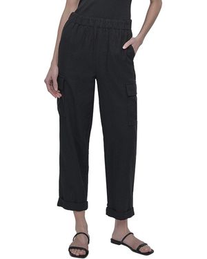 DKNY Midrise Pant With Elastic Waistband - Black